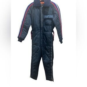 Vintage Sears Ted Williams Snowsuit Men's Size S 8-10 Snowmobile Winter Sports